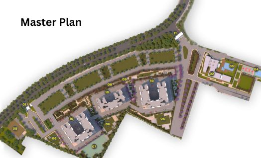 Brigade Hill View Mysore master plan layout