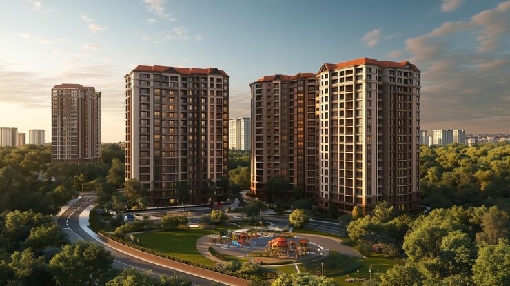 Brigade Hill View upcoming apartments near Chamundi Hills Mysuru